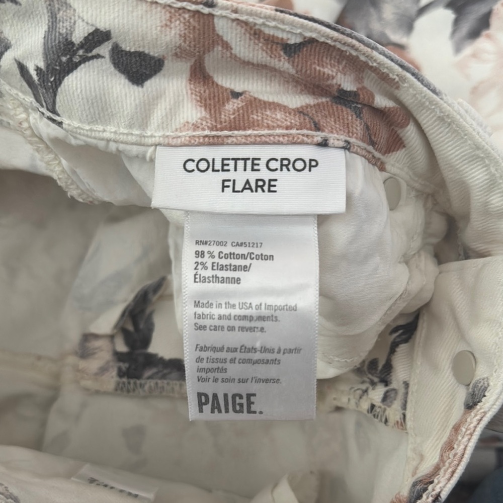 Paige Colette Crop Flare Denim - Picture 8 of 10